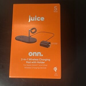 ONN JUICE 2 In 1 WIRELESS CHARGING PAD